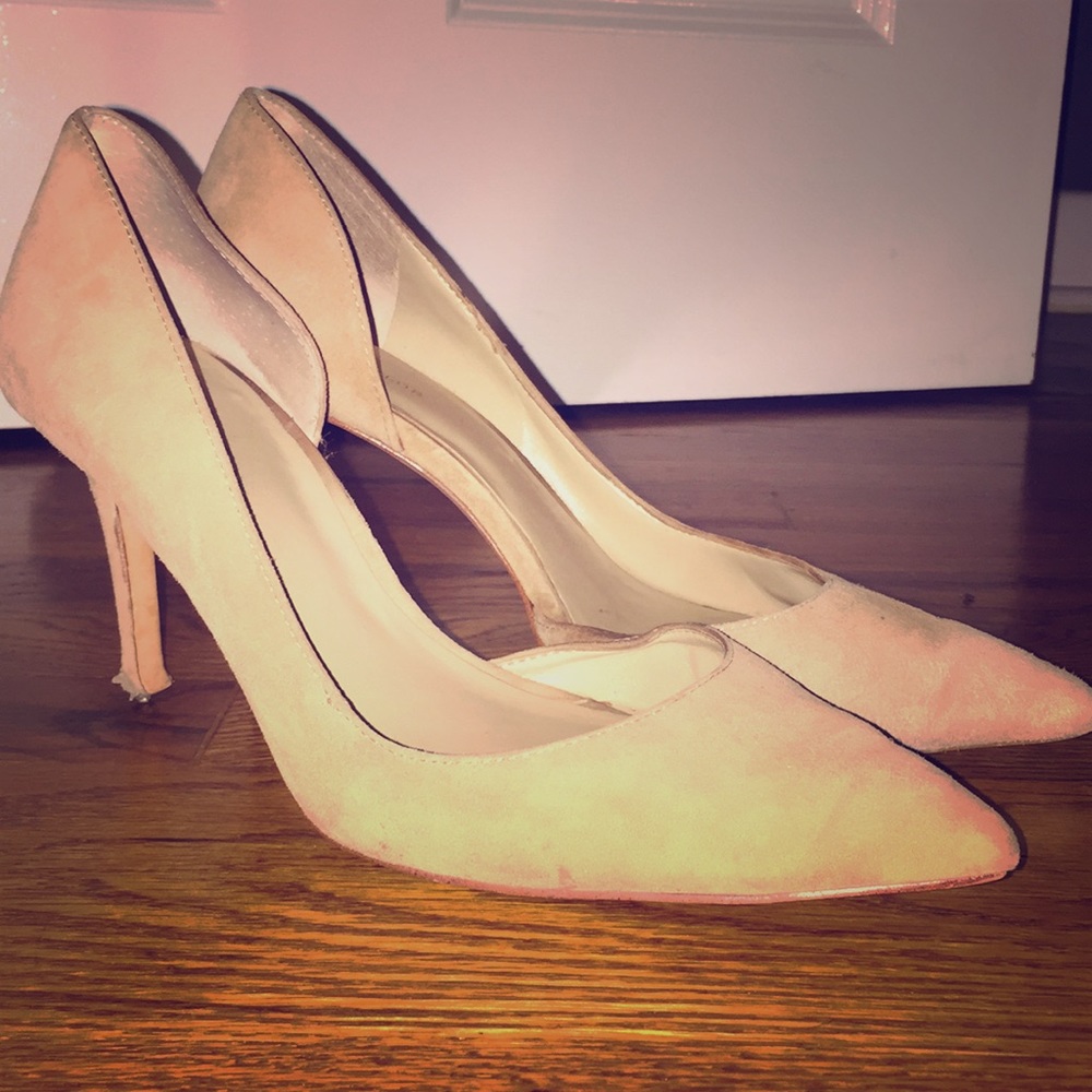 Nude D’Orsay Ann Taylor Heels